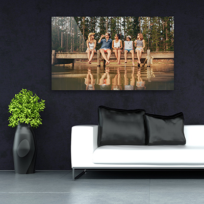Vividly display your favorite memories.  Choose images that contrast your walls for an enhanced effect.